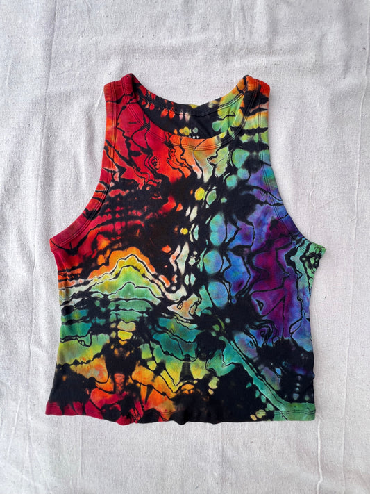 XL women's geode rainbow tank top