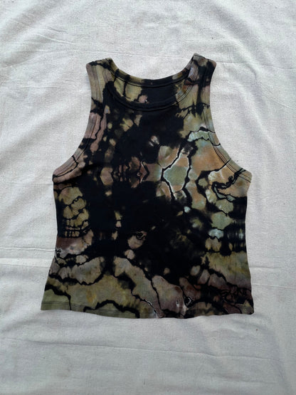XXL women's camo geode cropped tank