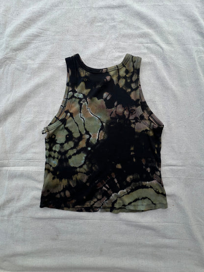 XXL women's camo geode cropped tank