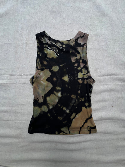 S women's camo geode cropped tank