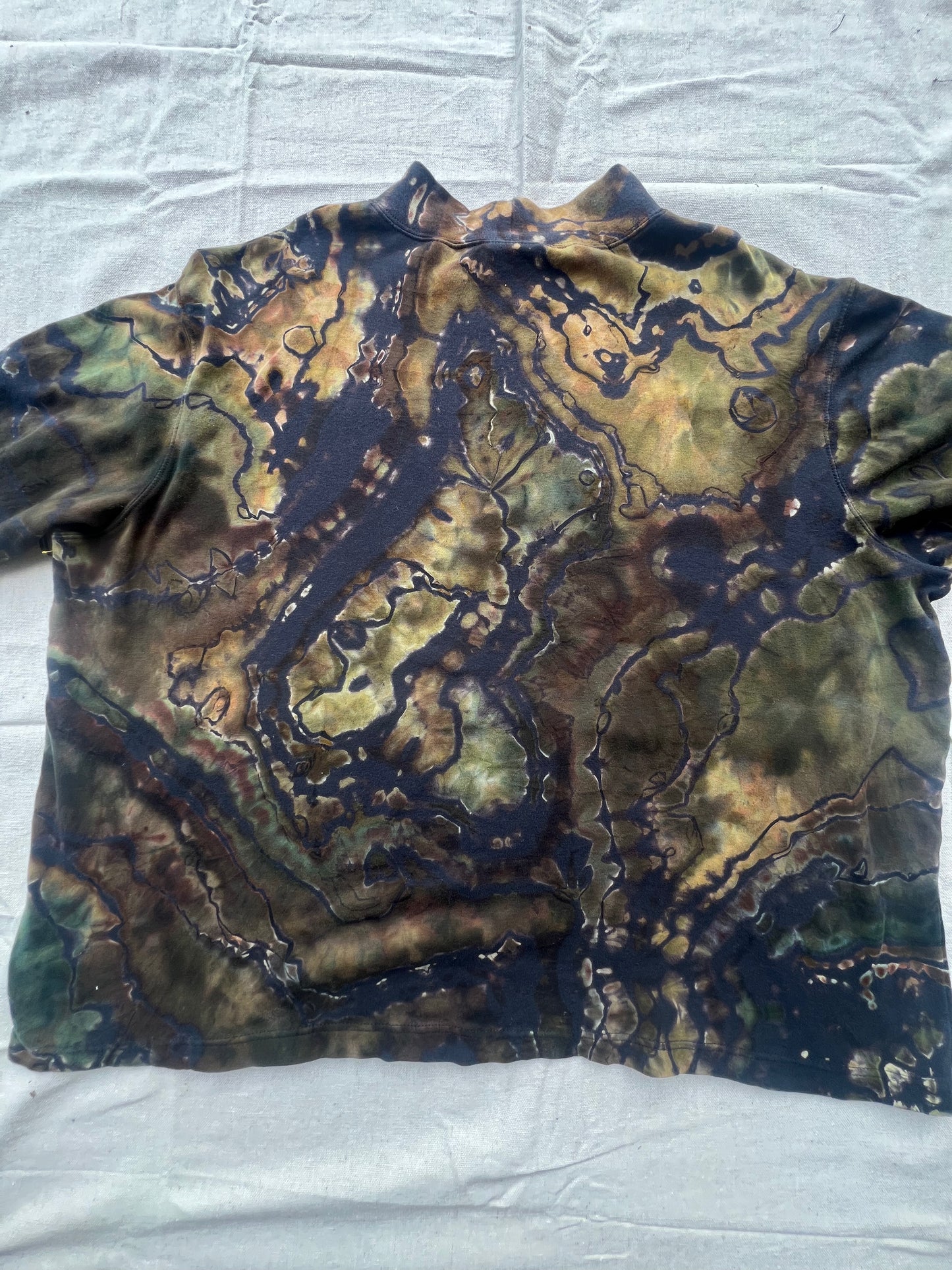 XXXL Geode Mock Turtleneck Long Sleeve T-shirt